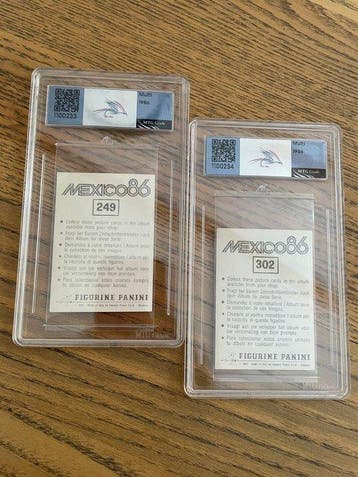 Panini - 2 Sticker - Excellent (EX)