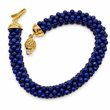Zonder minimumprijs - Armband Zilver Lapis lazuli, Nieuw