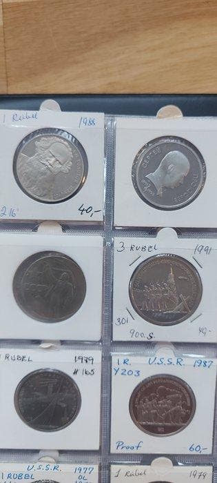 Rusland. Collection of coins (Zonder minimumprijs)