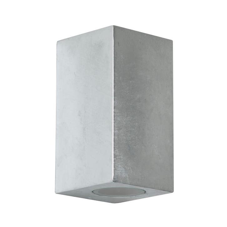 Wandverlichting modern Big Levi Up en Down Muurlamp Verzinkt, Jardin & Terrasse, Éclairage extérieur, Envoi