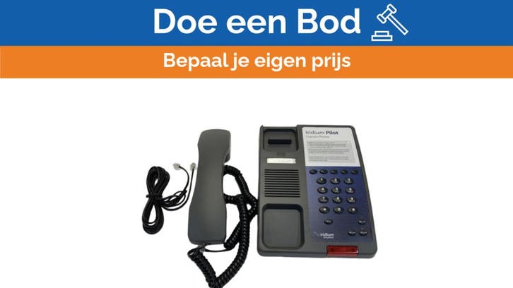 Bieden: Iridium Pilot Open Port Handset Captain, Watersport en Boten, Navigatiemiddelen en Scheepselektronica, Ophalen of Verzenden