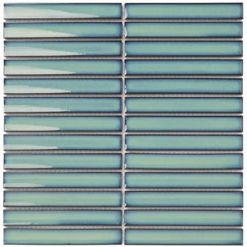 Wand Mozaïek Tegels Kitkat Factory Keramiek Aquamarijn -..., Nieuw, Ophalen of Verzenden, 20 tot 40 cm, 10 m² of meer