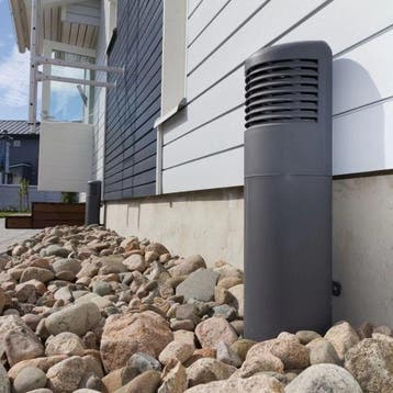 Ventilatieschacht Ross - kelderventilatie - Ø 160mm Zwart, Verzenden, Nieuw