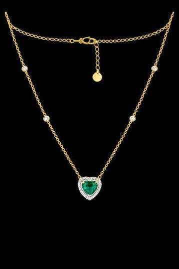 Collier avec pendentif - 14 carats Or jaune - 2.29ct. tw.
