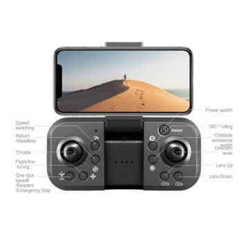 M2s RC Drone met 8K Dual Camera - WiFi Quadcopter met, Verzenden