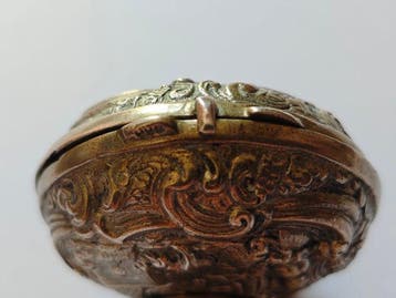 18e eeuws Zakhorloge Beschermkast - Zilver .800 - NO RESERVE
