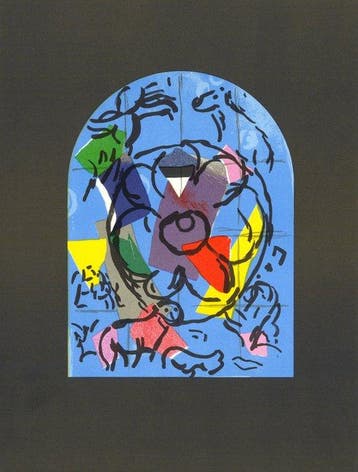 Marc Chagall (1887-1985), after - Les vitraux de Jérusalem