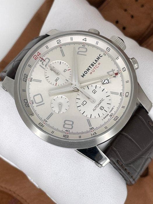 Montblanc - Timewalker Chronovoyager Automatic UTC - 107065, Handtassen en Accessoires, Horloges | Heren