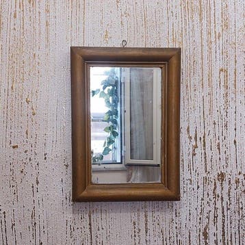 Spiegel - Hout, IJzer, Oude spiegel / Antieke spiegel -