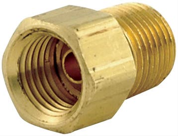 adapter 1/8 npt male 7/16-24 in.inverted flare female, Ophalen of Verzenden, Nieuw