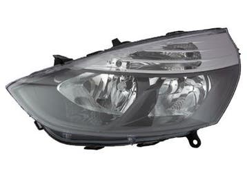 Renault Clio 2012-2016 Authentique Koplamp Links Zwart, Verzenden