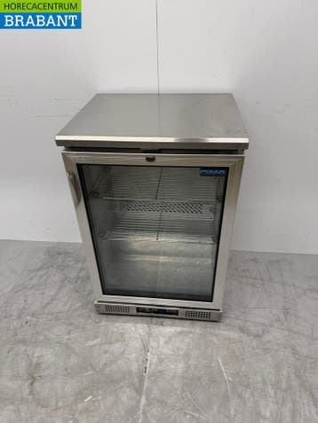 Polar CE205 Réfrigérateur à porte vitrée 1 porte 60 cm 230V, Verzenden