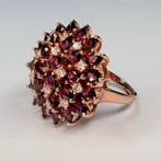 Zonder minimumprijs - Ring 18K goudvergulde 925 zilveren