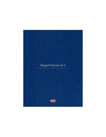 2007 BUGATTI EB 16.4 VEYRON BROCHURE ENGELS, Ophalen of Verzenden
