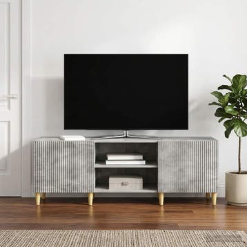 vidaXL TV Kast Betongrijs 150 x 31 x 50 cm Bewerkt hout, Verzenden