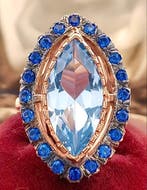 Sans prix de réserve - Bague - 9 carats Or rose, Argent