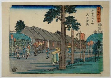 Utagawa Hiroshige /  (1797–1858) Ishiyakushi: De, Antiek en Kunst