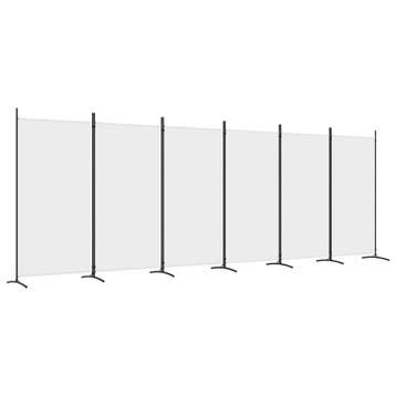 520cm kamerscherm wit | Tweede kansje | OP = OP, Huis en Inrichting, Woonaccessoires | Kamerschermen, Verzenden, Zo goed als nieuw