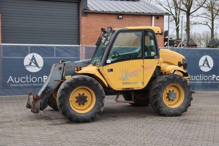 Veiling: Verreiker New Holland LM 410 Diesel 2000, Zakelijke goederen, Machines en Bouw | Kranen en Graafmachines, Ophalen