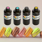 Kleuren set eetbare UV-inkt voor UV-printer 4x1000ml, Computers en Software, Nieuw