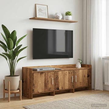 vidaXL TV Kast 130 x 33 x 47 cm Oud hout Bewerkt hout, Verzenden, Nieuw