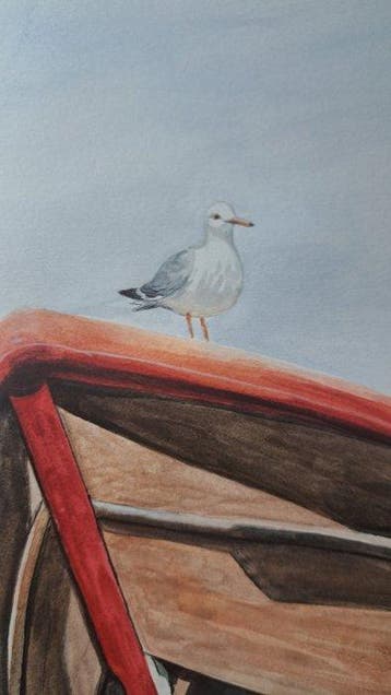 Andromachi Giannopoulou - Seagull and boy