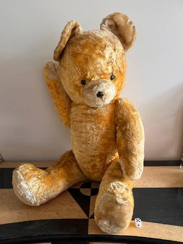 vintage - Speelgoed Vintage XXL teddybeer - 1960-1970 -