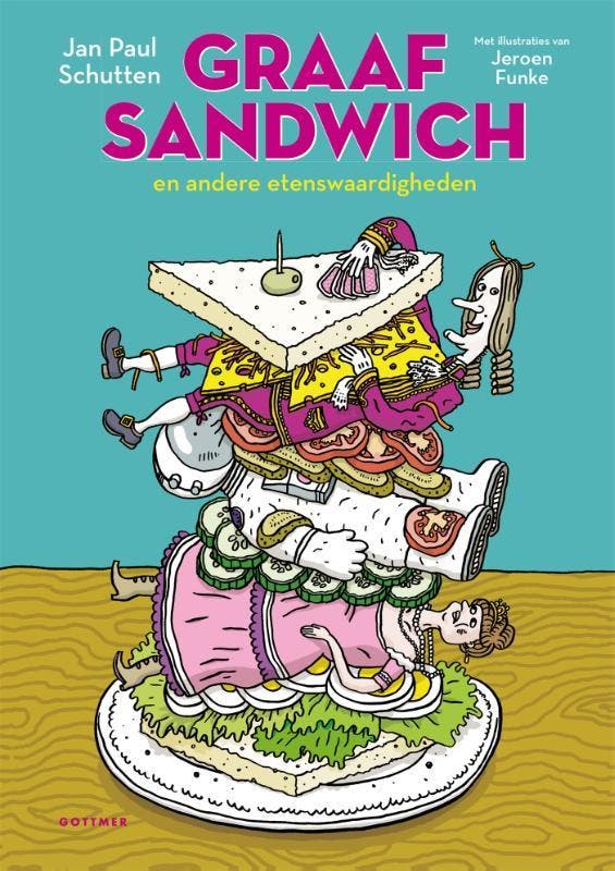 Graaf Sandwich en andere etenswaardigheden 9789025770167, Livres, Livres pour enfants | Jeunesse | 10 à 12 ans, Envoi