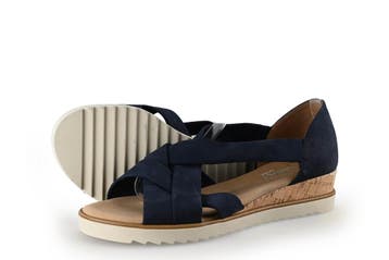 Gabor Sandalen in maat 39 Blauw, Gabor, Sandalen of Muiltjes, Zo goed als nieuw, Verzenden