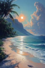 CoCo - Tropical Sunset - XXL