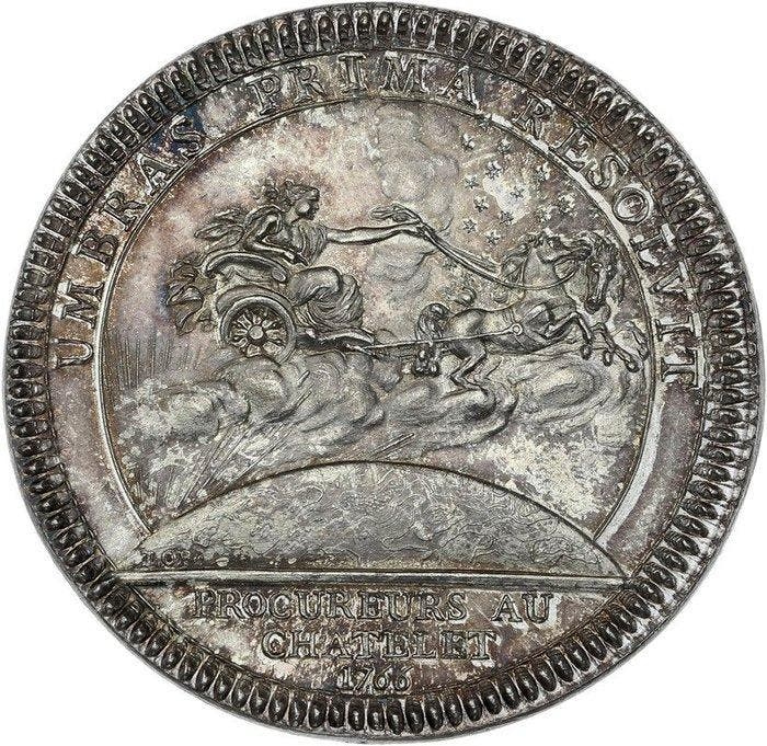 Frankrijk. Jeton en argent Louis XV. Procureurs au chatelet, Timbres & Monnaies, Monnaies | Europe | Monnaies non-euro