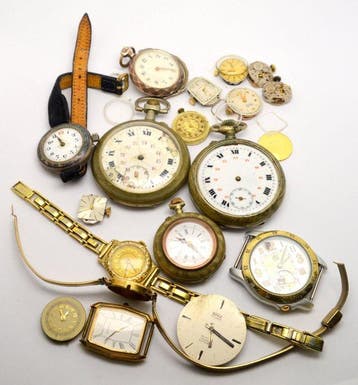 Antique & Vintage incl. 800 silver , Dugena, Roxy - Lot -