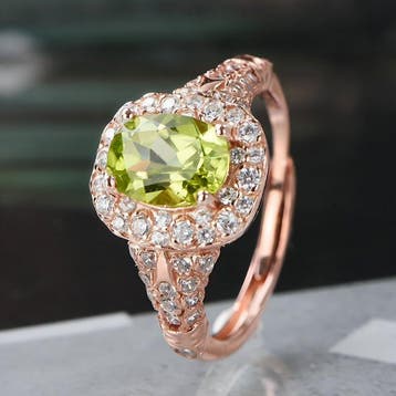 Zonder minimumprijs - Ring - 18 karaat Zilver, Verguld,