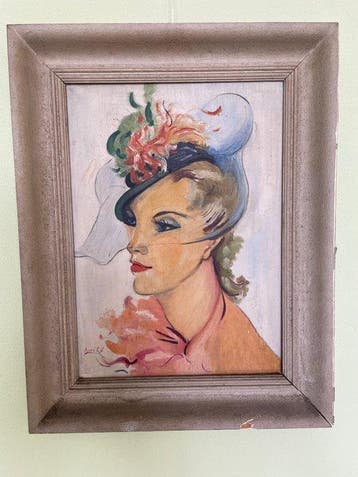 A. van Es (1934) - Vrouw met voile