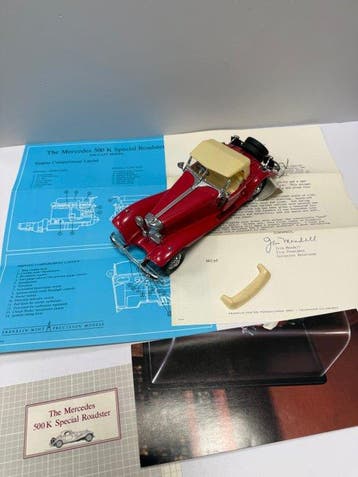 Franklin Mint 1:24 - Modelauto - Mercedes Benz 500K Special