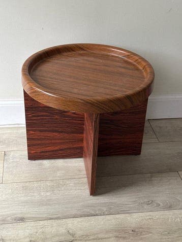 Bijzettafel - Hout, Multiplex, Fineer - Bijzettafel in, Antiek en Kunst