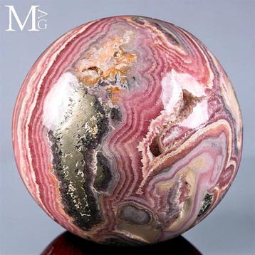 Rhodochrosiet - Absoluut Unieke Verzamelaarsbol -