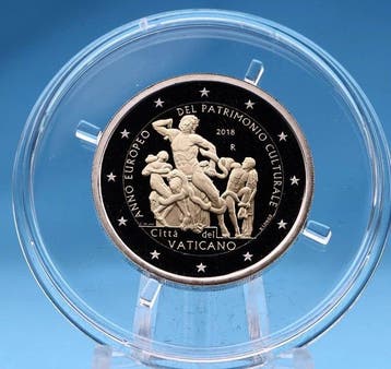 Vatican. 2 Euro 2018 Patrimonio Culturale Proof (Sans prix