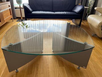 Leolux - Salontafel - Glas, Hout
