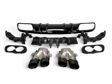 Geschikt voor Mercedes C205 A205 C-Klasse diffuser + uitlaat, Verzenden, Nieuw