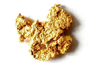 Goud , Goudklompje uit Frans-Guyana of Suriname 2,118 gram-