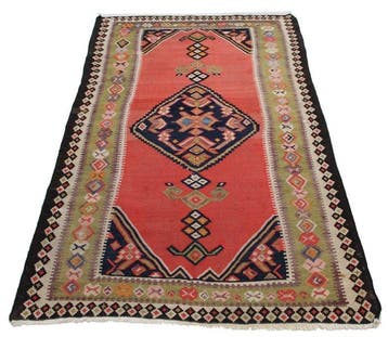 Anatolische kelim antiek van wol - Vloerkleed - 165 cm - 148