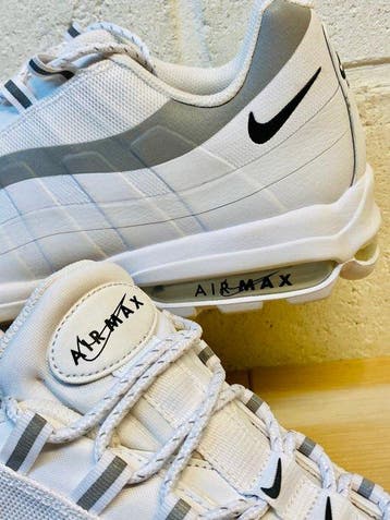 Nike - Air Max 95 White Silver P48,5 - Sneakers - Maat: EU, Nieuw