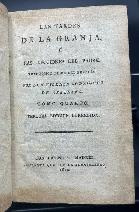 François-Guillaume Ducray-Duminil - Las tardes de La Granja,, Antiek en Kunst, Antiek | Boeken en Manuscripten