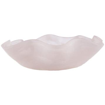 Bazar Bizar Resin Organic Fruitschaal - Roze Wit - Nieuw in, Verzenden, Nieuw, Overige typen