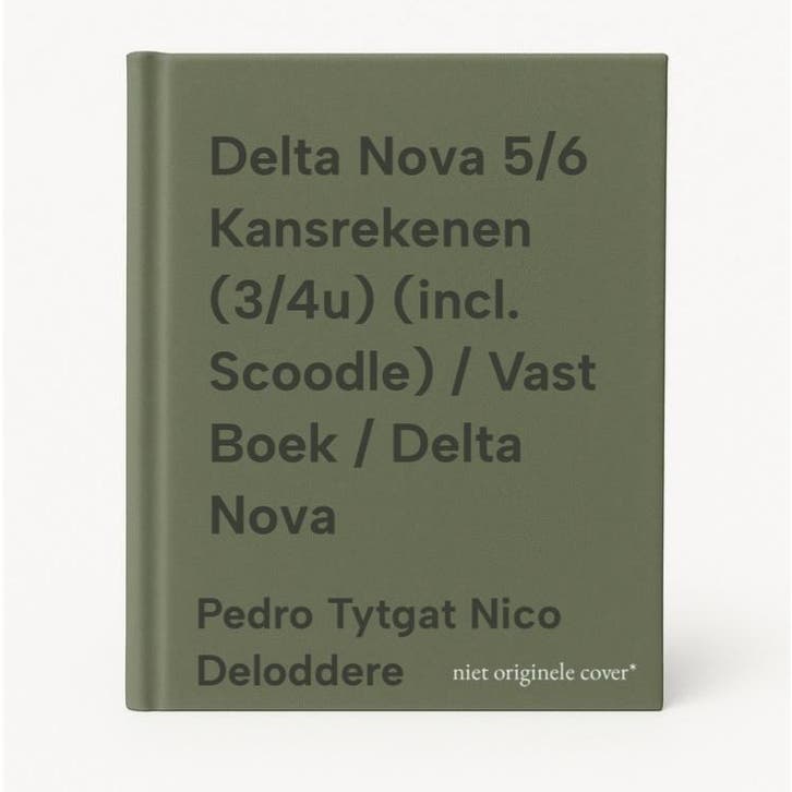 Delta Nova 5/6 Kansrekenen (3/4u) (incl. Scoodle) / Vast, Livres, Livres scolaires, Envoi