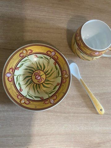 Limoges - Trésor du Galion, So French - Koffieservies voor 4