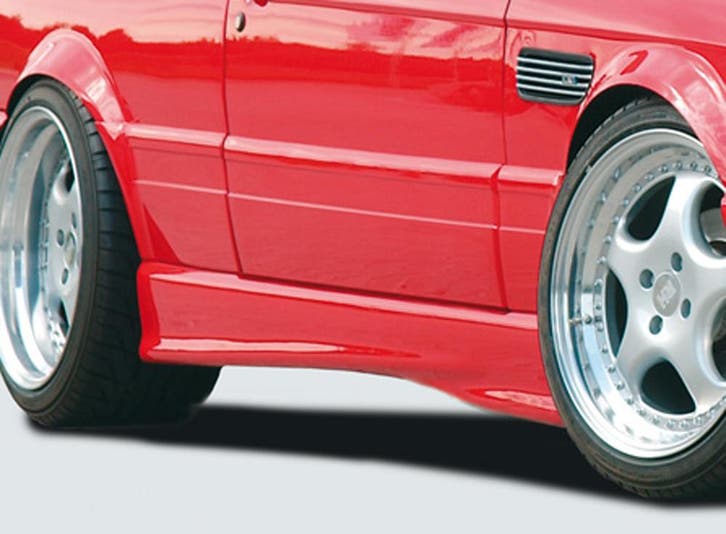 Rieger side skirt | 3er E30 - Cabrio, Coupé, 2-drs. | r stuk, Auto-onderdelen, Carrosserie, Nieuw, BMW, Verzenden