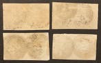 België 1851 - Leopold 1 : Medaillon met watermerk - 10c, Postzegels en Munten, Gestempeld