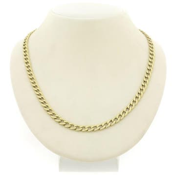 Gouden robuuste gourmetschakel ketting, Ophalen of Verzenden